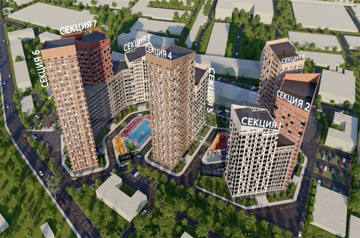 1-к. квартира, 28,3 м², 6/24 эт.