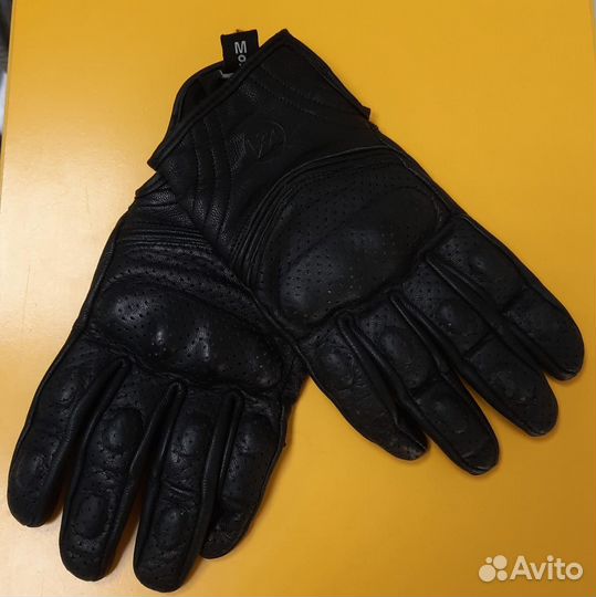 Перчатки кожаные для мото (глобус)