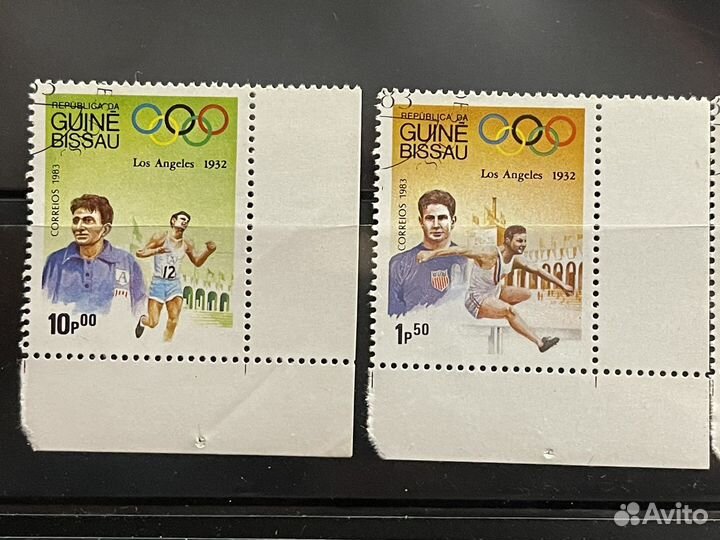 Две серии спорт. Марки