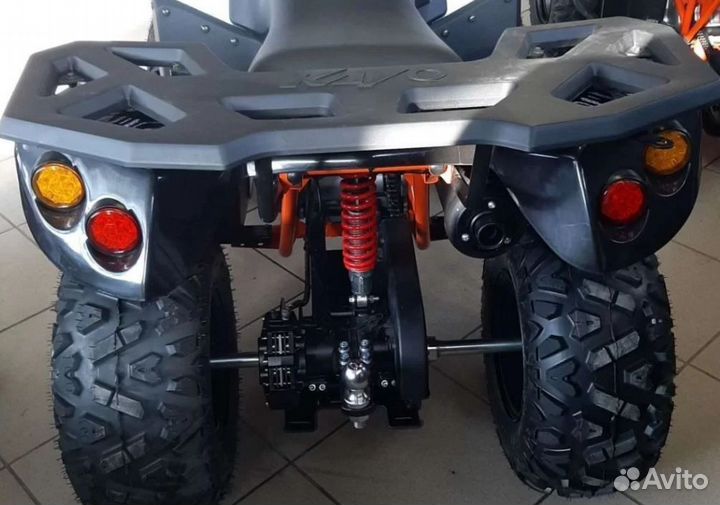 Квадроцикл Kayo Big Bull черно-белый