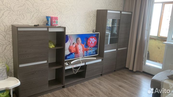 Стенка, кровать + матрас, столы