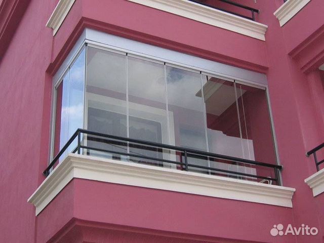Безрамное остекление балконов