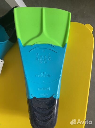 Ласты для плавания 31-34 силикон, Декатлон