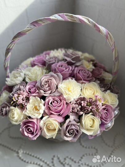 Букеты из мыльных цветов