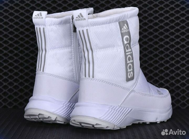 Дутики Adidas натуральный мех