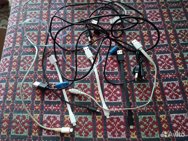 Кабель micro usb и зарядки для теоефона