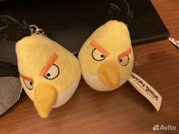 Брелок Angry Birds - 4 штуки - цена за комплект