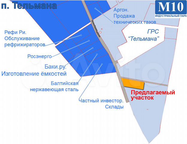 Участок 100 сот. (промназначения)