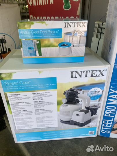 Песочный фильтр-насос intex 26644 4000 л/час