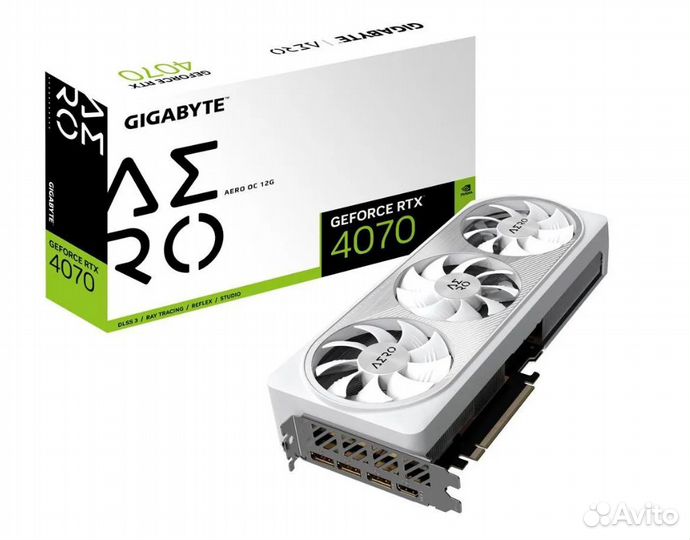 Видеокарта Gigabyte aero GeForce RTX 4070 12 гб