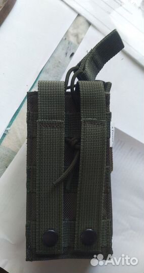 Подсумок открытый для 2-х магазинов (ак2М5, олива)
