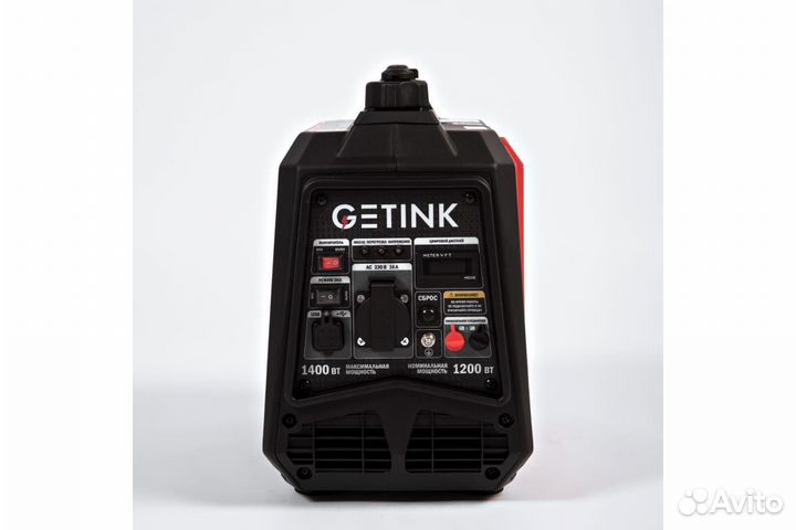 Бензиновый инверторный генераторgetink G1400i,медь