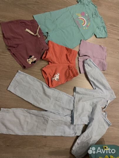 Вещи пакетом для девочки 86 92