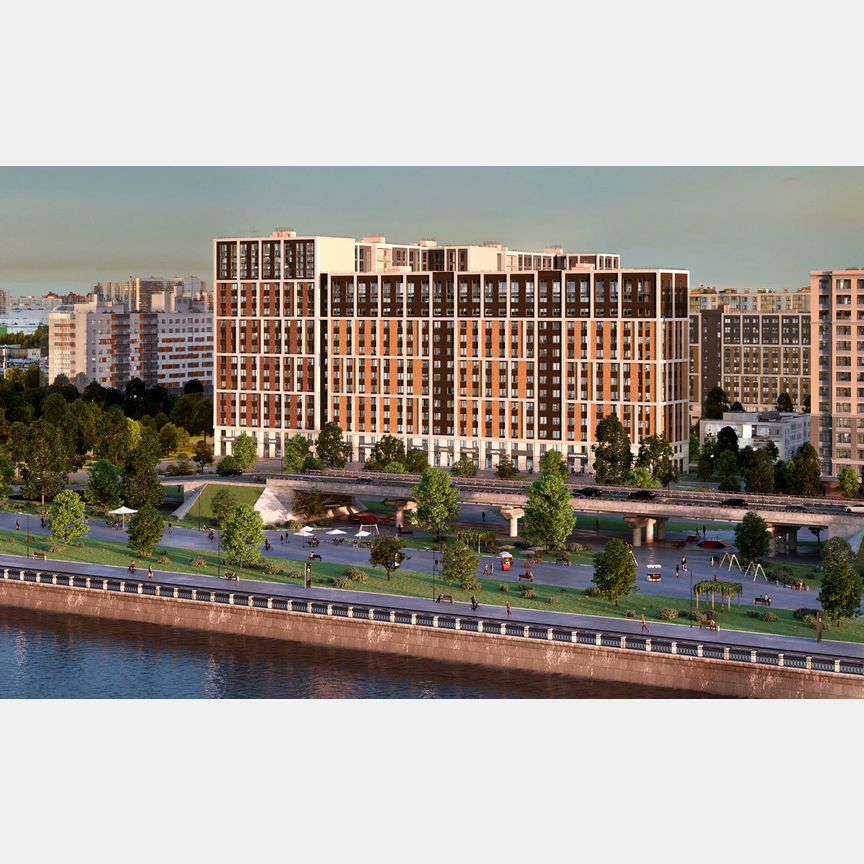 1-к. апартаменты, 41,1 м², 11/17 эт.