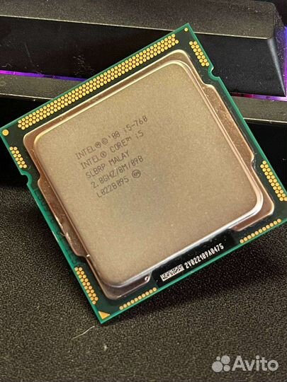 Процессор Intel Core i5 760