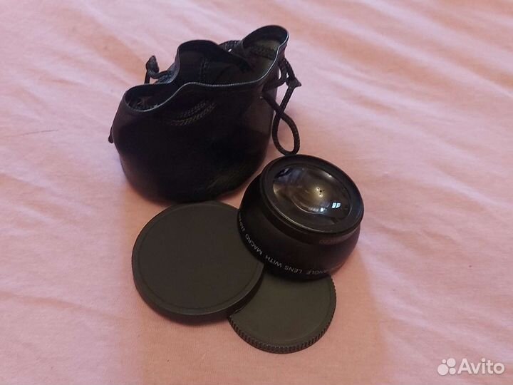 Широкоугольная и макро насадка на объектив