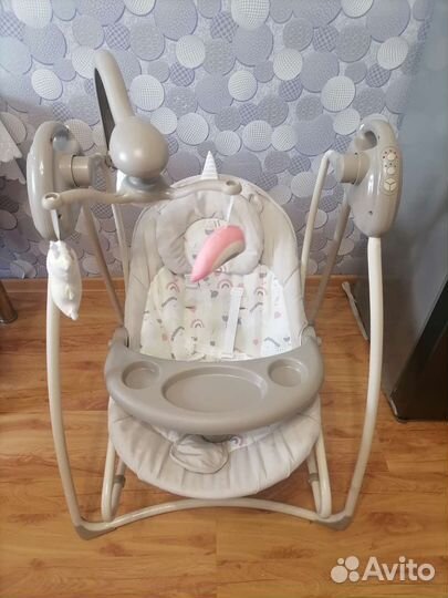 Детские электронные качели для новорожденных