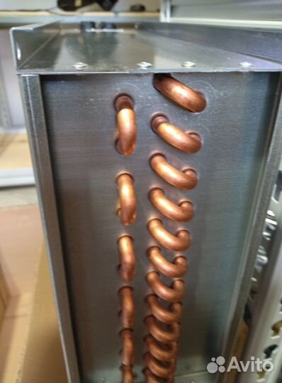 Калорифер водяной с осевым вентилятором