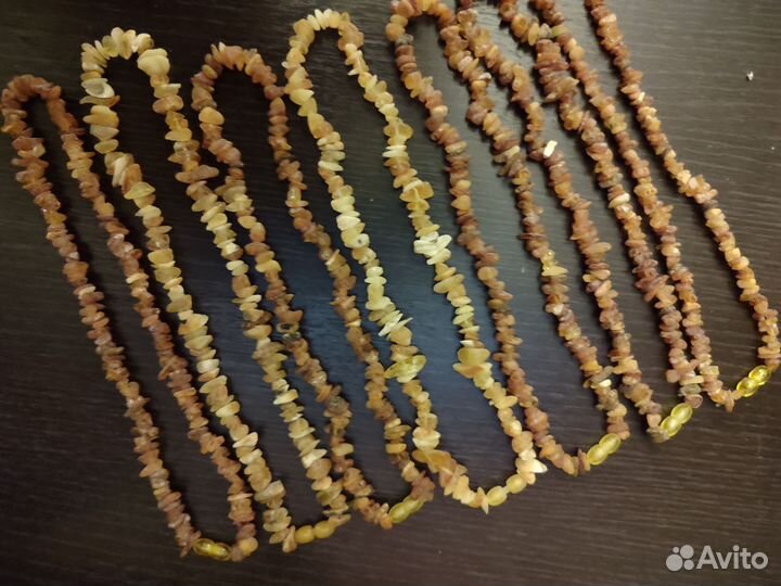 Янтарные бусы СССР