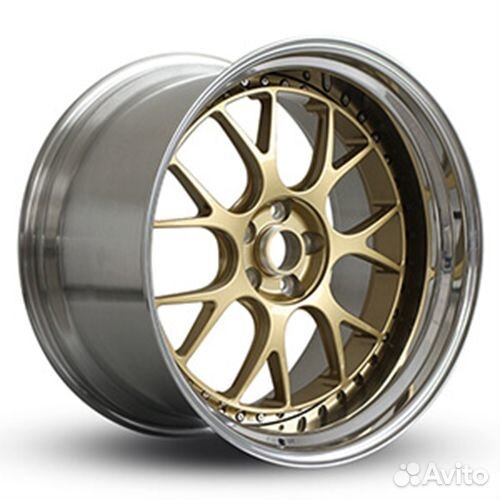 Диски колесные кованые BBS Стиль золото с полкой