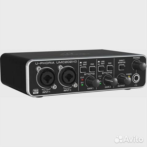 Behringer U-Phoria UMC202hd внешняя звуковая карта купить в Москве ...