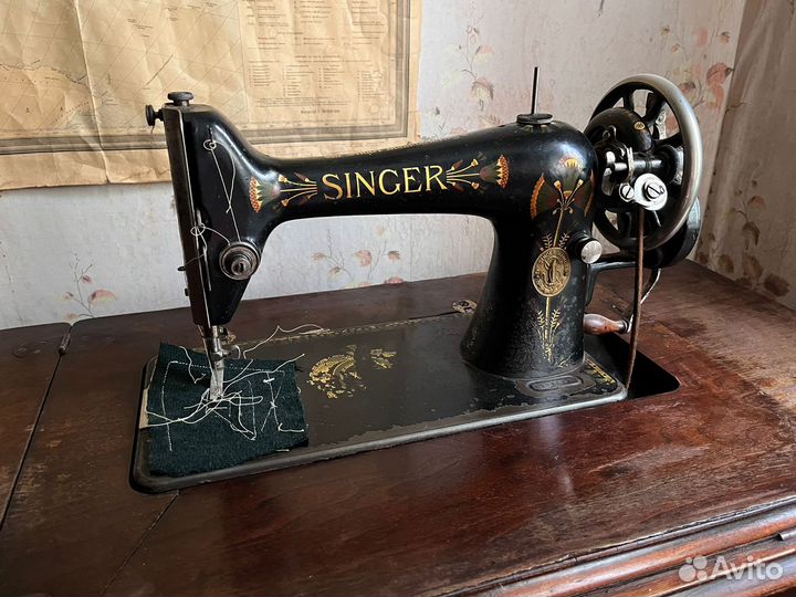 Швейная машинка Singer ножная в рабочем состоянии