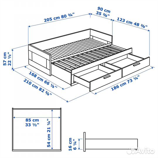 Кровать IKEA brimnes 160 200