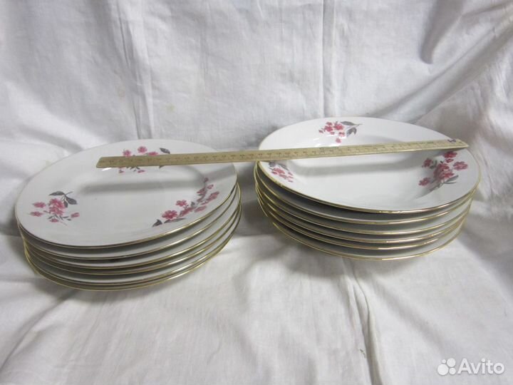 1.Фарфоровые тарелки СССР 2. тарелки фарфор Польша