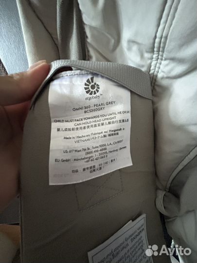 Эргорюкзак эргобеби omni 360 оригинал