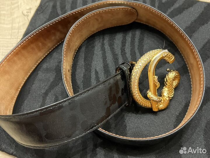 Ремень женский натуральная кожа roberto cavalli