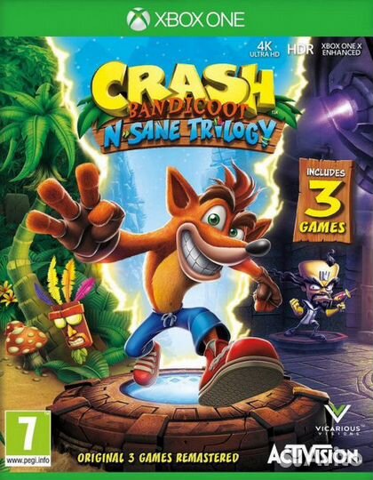 Crash Bandicoot Trilogy (Xbox ONE) Продажа, Обмен