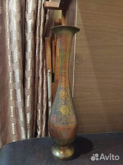 Ваза латунь