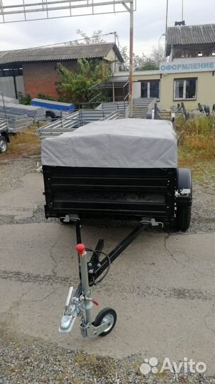Прицеп Крепыш 821302 с 2 бортами