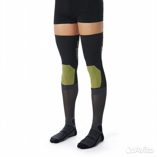 Носки sixs Knee Brace S Black/Grey, III (44/47), А