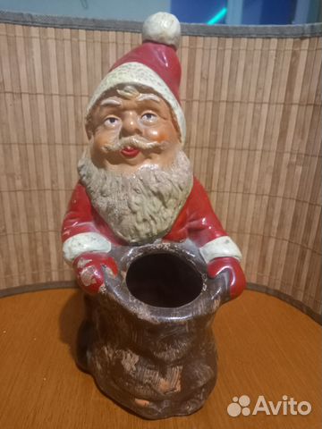 Санта клаус, дед мороз, керамика, гдр