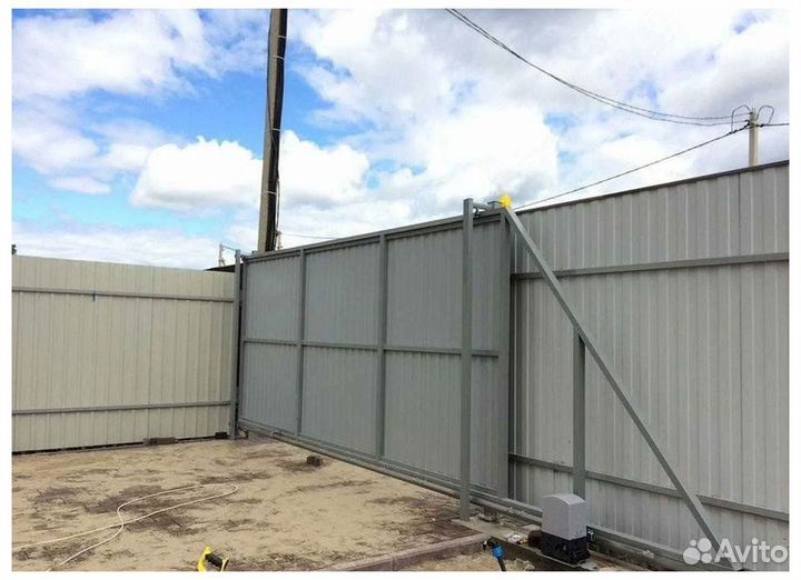 Автоматика для откатных ворот Алютех