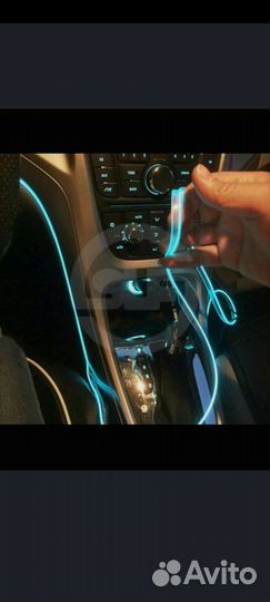 Неоновая лента в авто