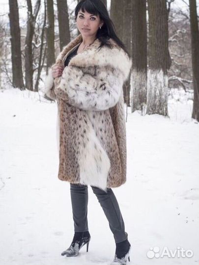 Шуба из Сибирской рыси Новая