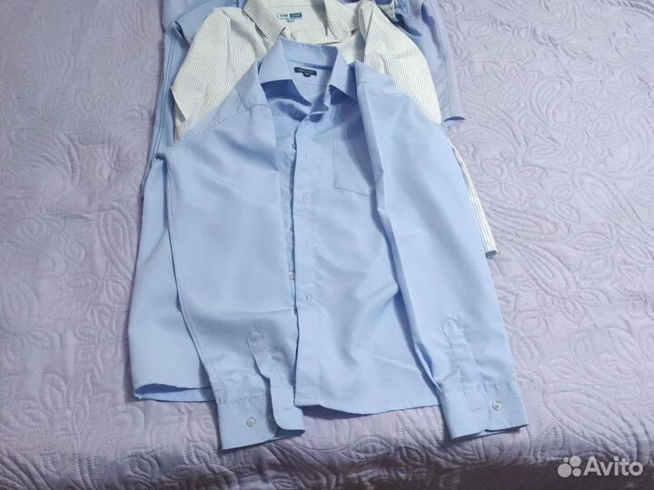 Рубашки на мальчика 140