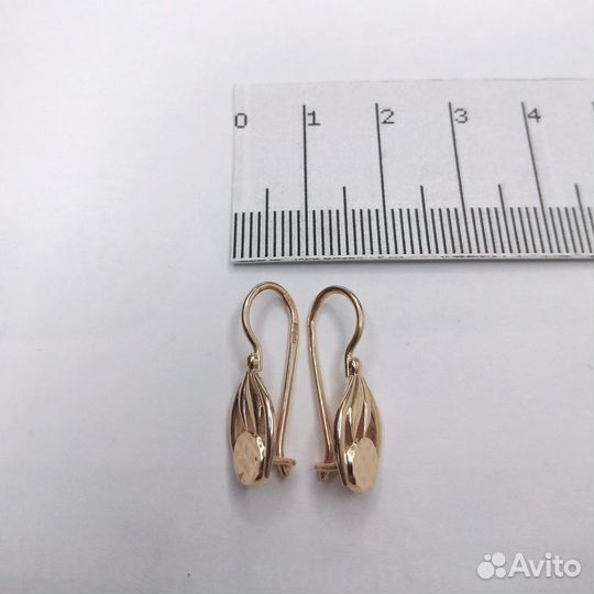 Серьги золотые