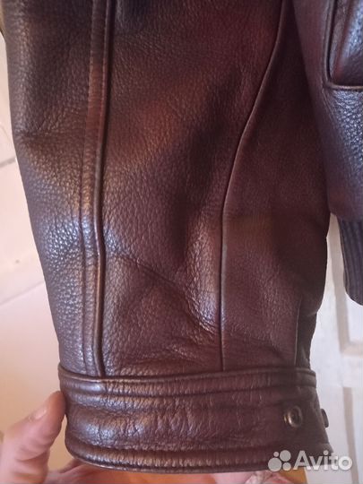 Кожаная куртка мужская