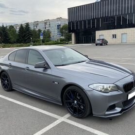 Лезвия (элероны) под пороги и бампер для BMW 5 F10