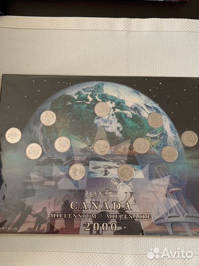 Набор монет Канада;Крым;Альбомы для монет