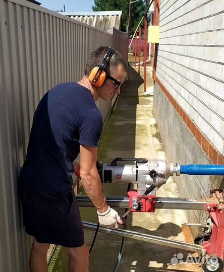 Алмазное бурение сверление отверстий