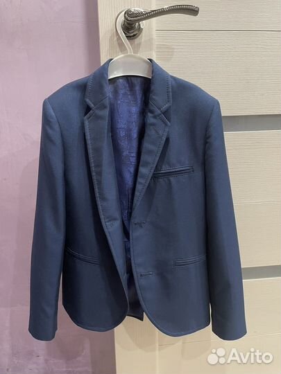 Пиджак школьный для мальчика 128