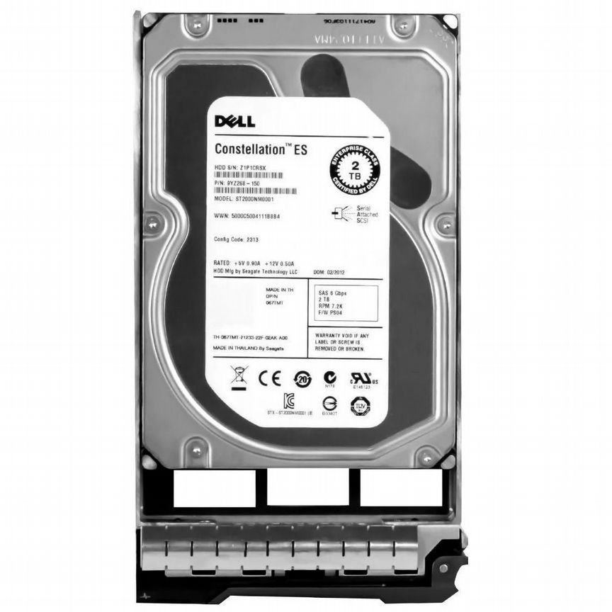[67TMT] Жесткий Диск Dell 2tb Sas 3,5" Hdd 67tmt