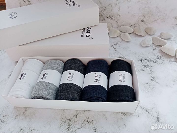 Носки мужские набор 5 пар в подарочной упаковке