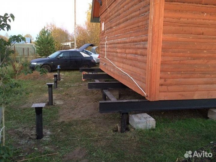 Винтовые сваи для дачи дома навеса