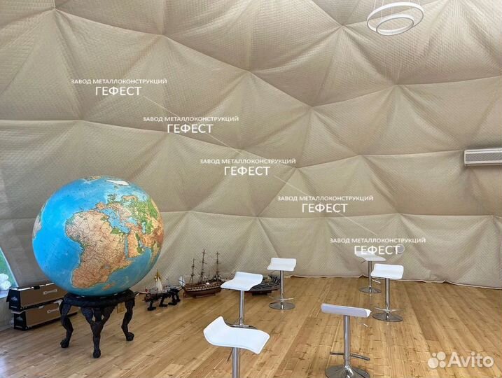 Сферический шатер, Глэмпинг 11 м диметр