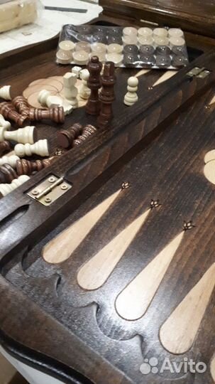 Нарды, шахматы, шашки 3 в 1